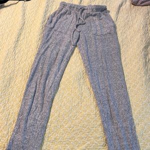 Grey fleece pants